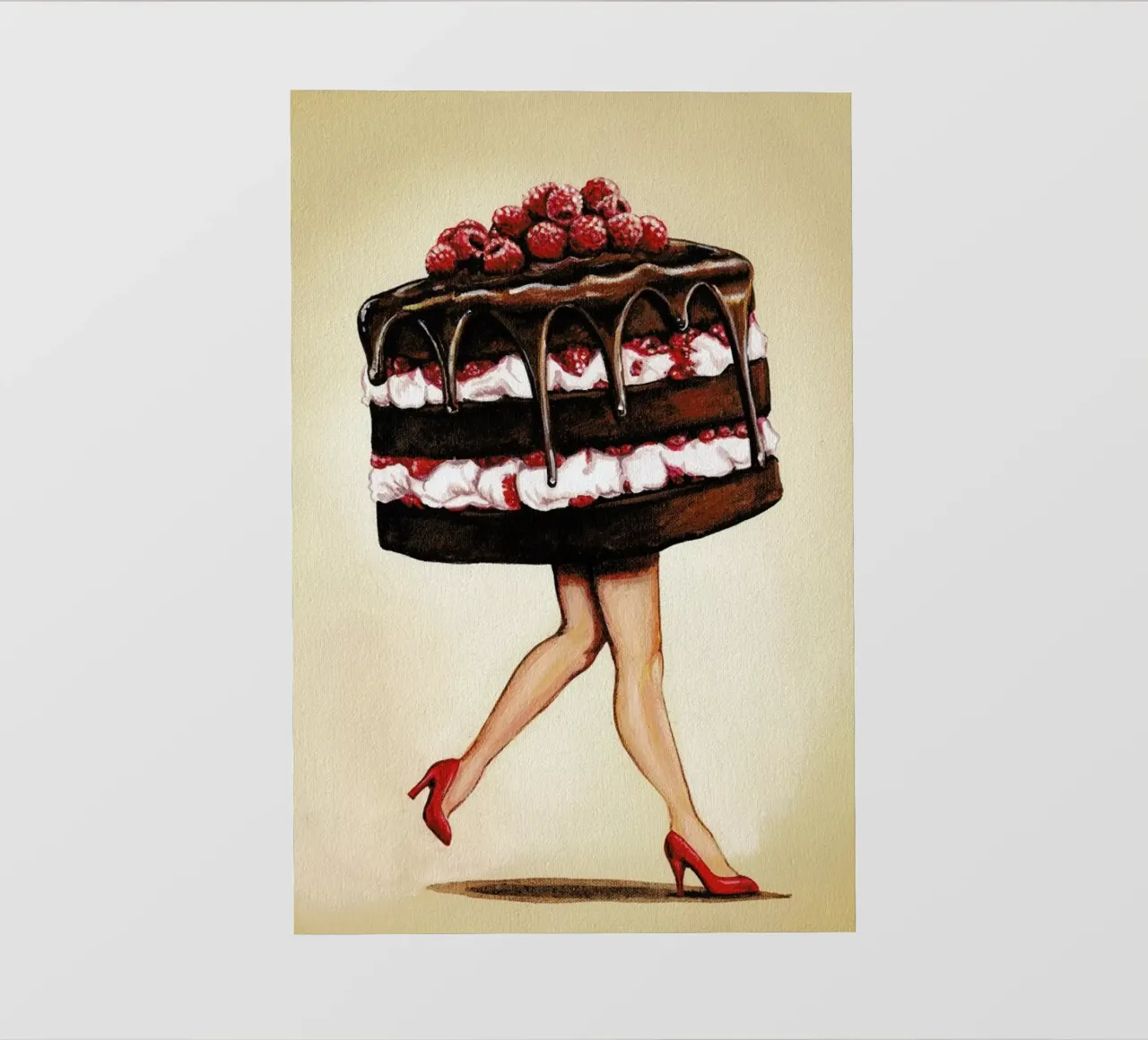 Cake Walk pvc cover by Kelly Gilleran