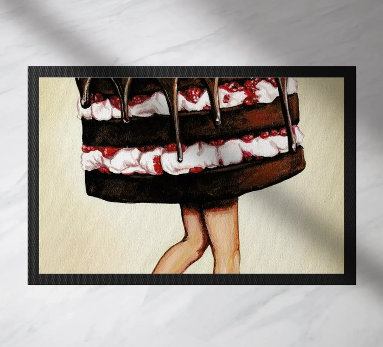 Cake Walk doormat by Kelly Gilleran