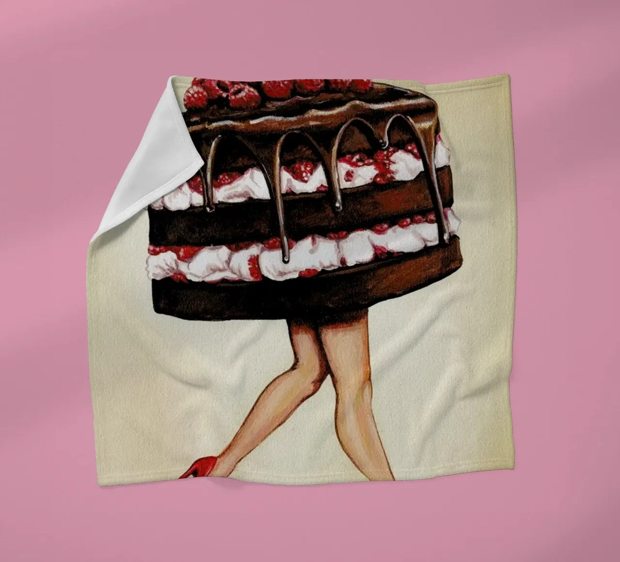 Cake Walk fleece blanket by Kelly Gilleran