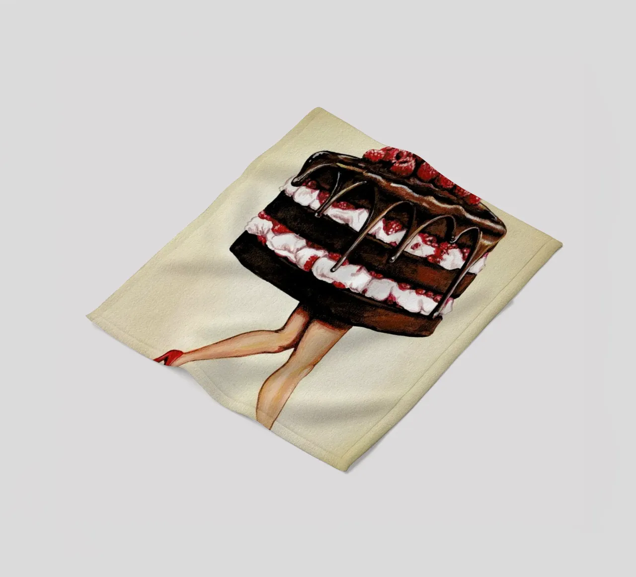 Cake Walk fleece blanket by Kelly Gilleran