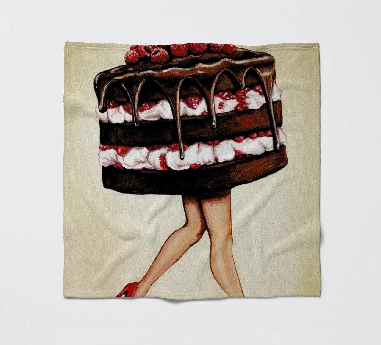 Cake Walk fleece blanket by Kelly Gilleran
