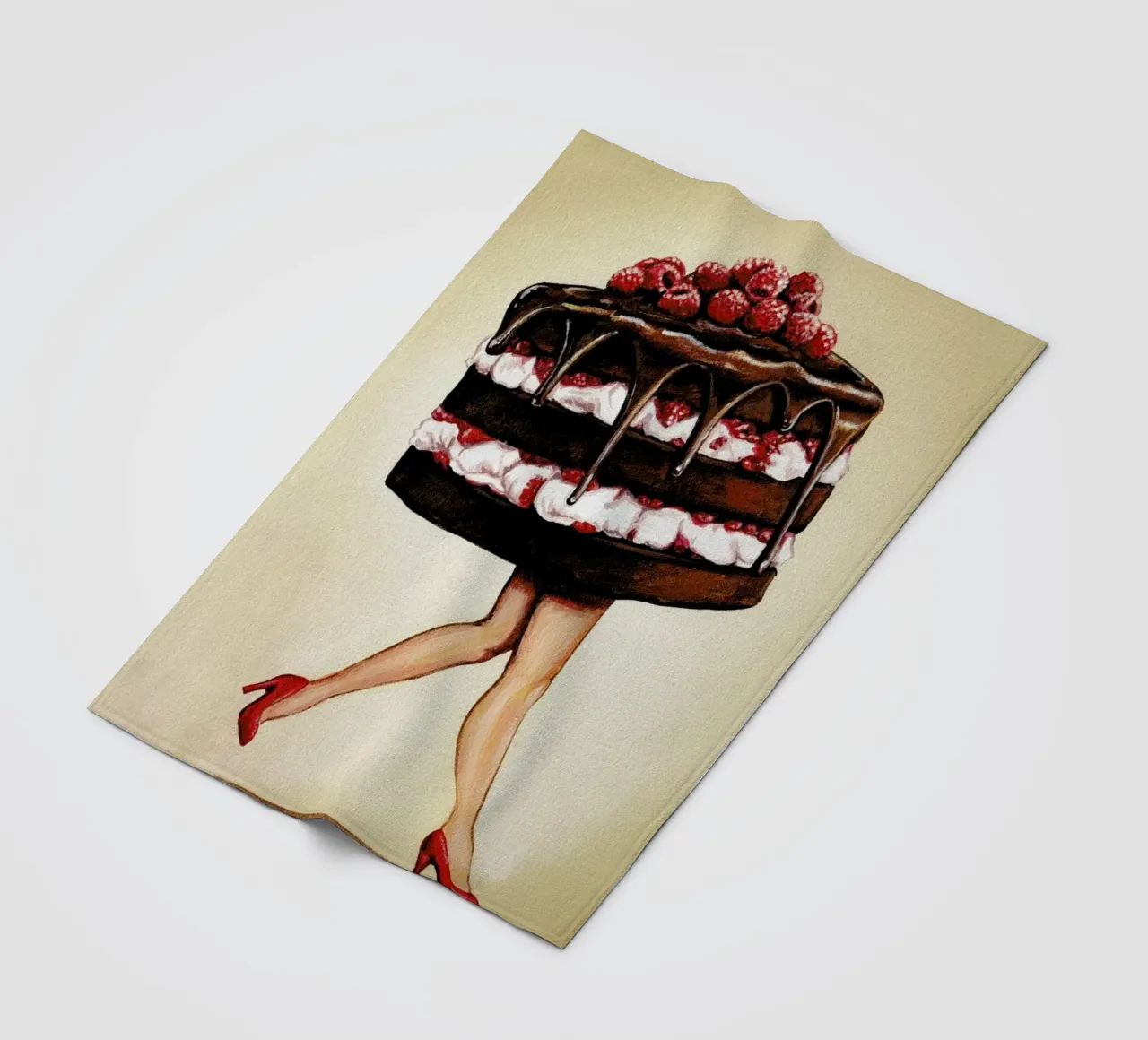 Cake Walk fleece blanket by Kelly Gilleran