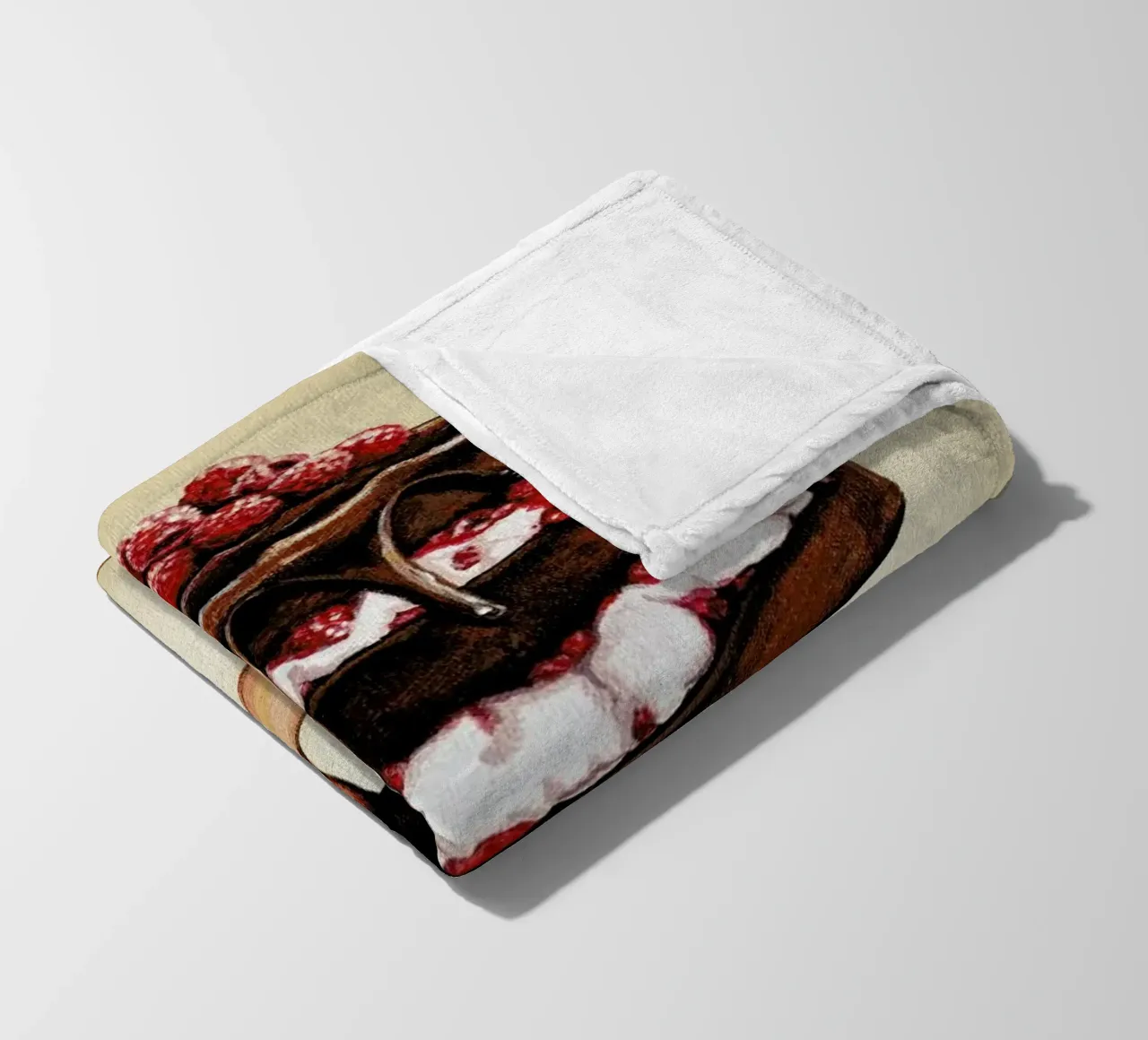 Cake Walk fleece blanket by Kelly Gilleran