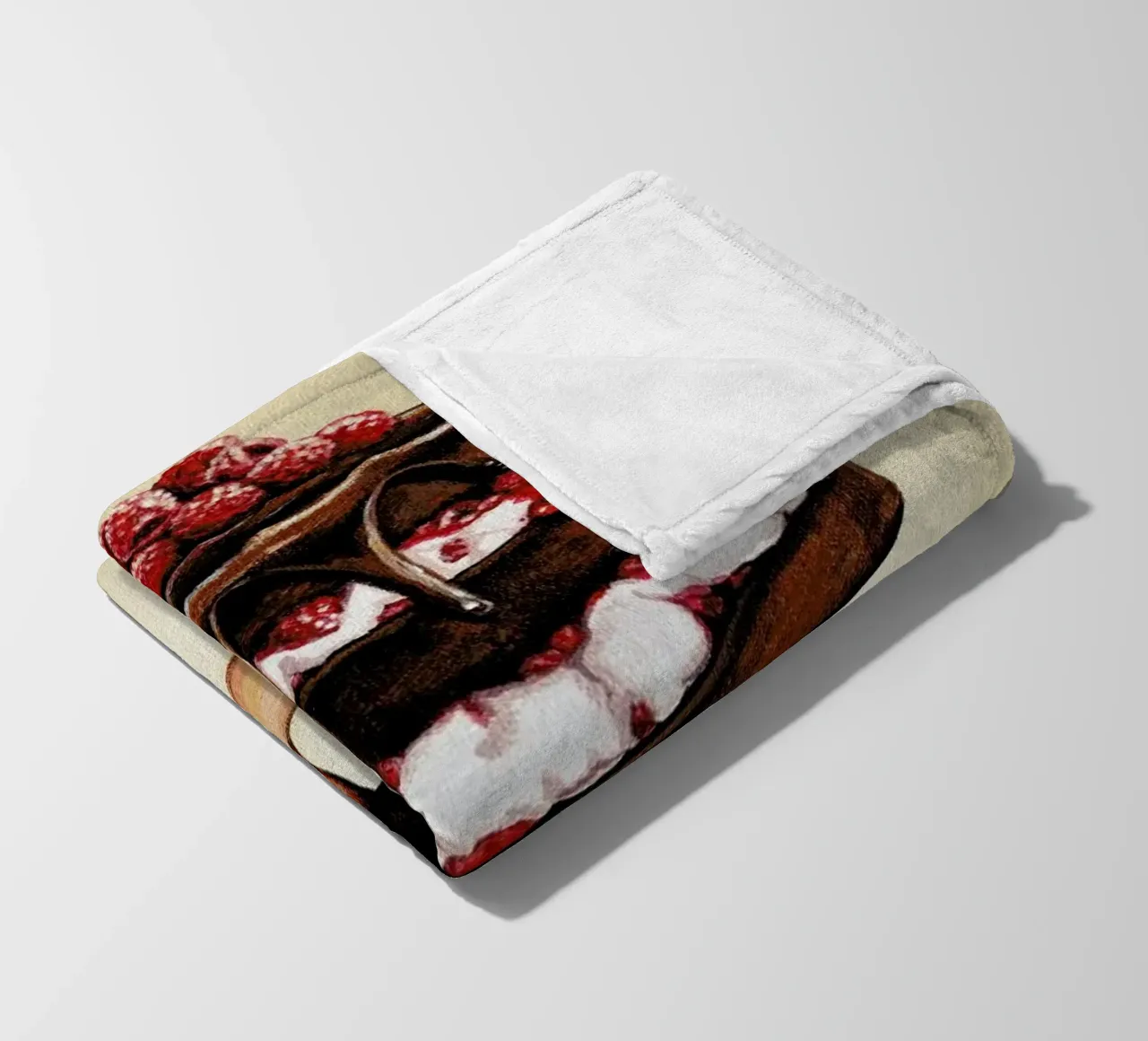 Cake Walk fleece blanket by Kelly Gilleran