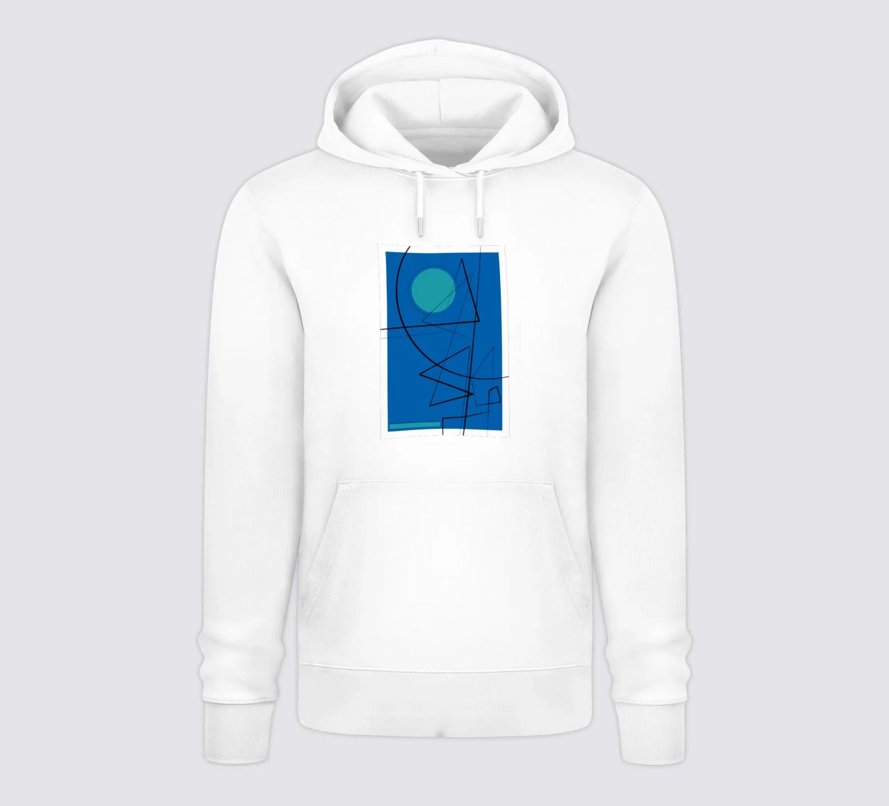 Angular Lines No 19 felpa con cappuccio da treechild