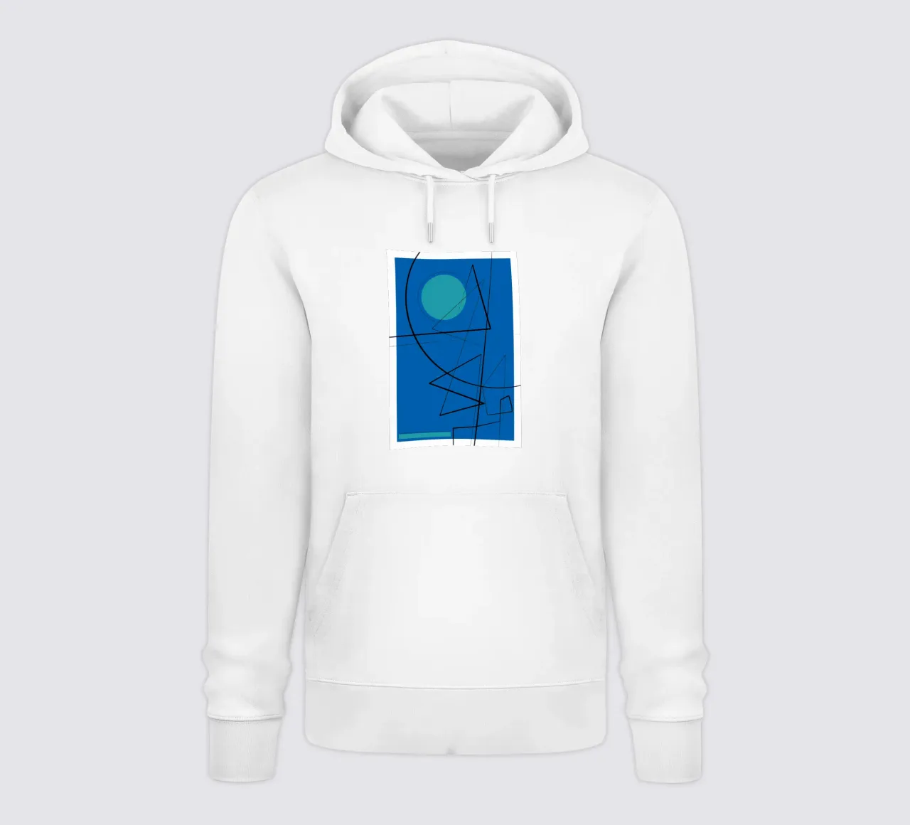 Angular Lines No 19 felpa con cappuccio da treechild