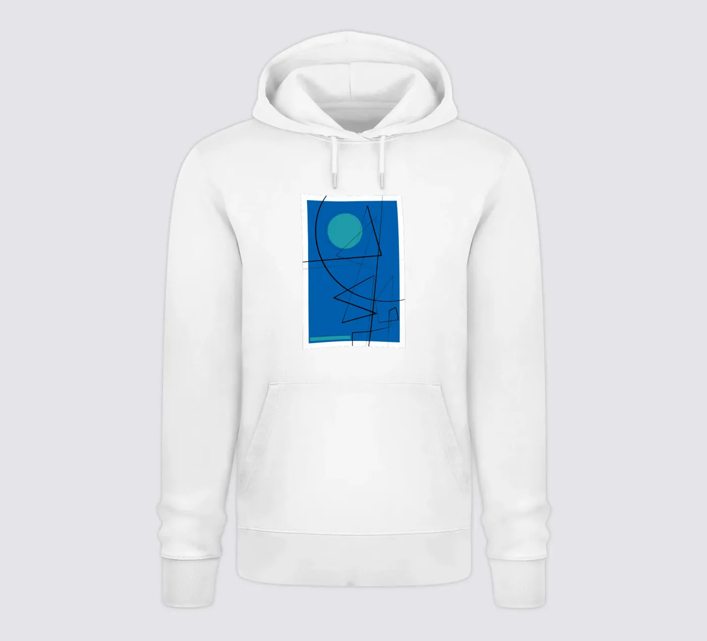 Angular Lines No 19 felpa con cappuccio da treechild