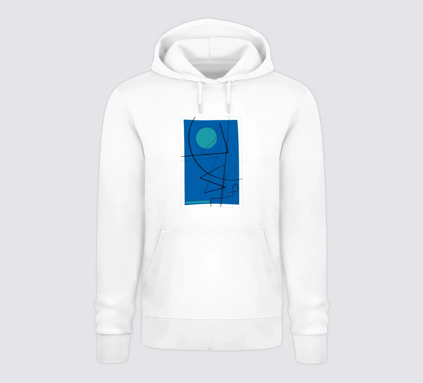 Angular Lines No 19 felpa con cappuccio da treechild