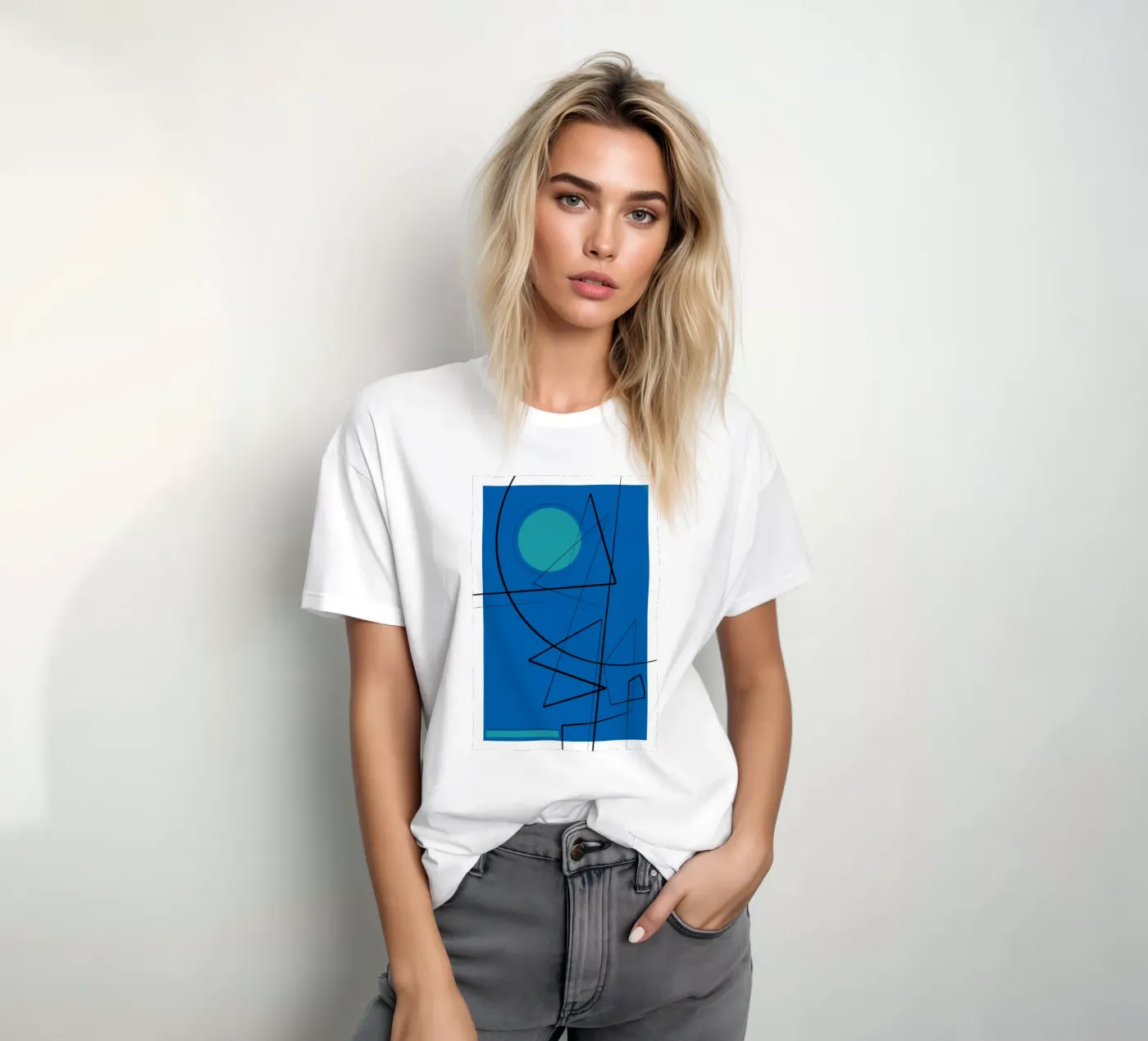 Angular Lines No 19 t-shirt da treechild