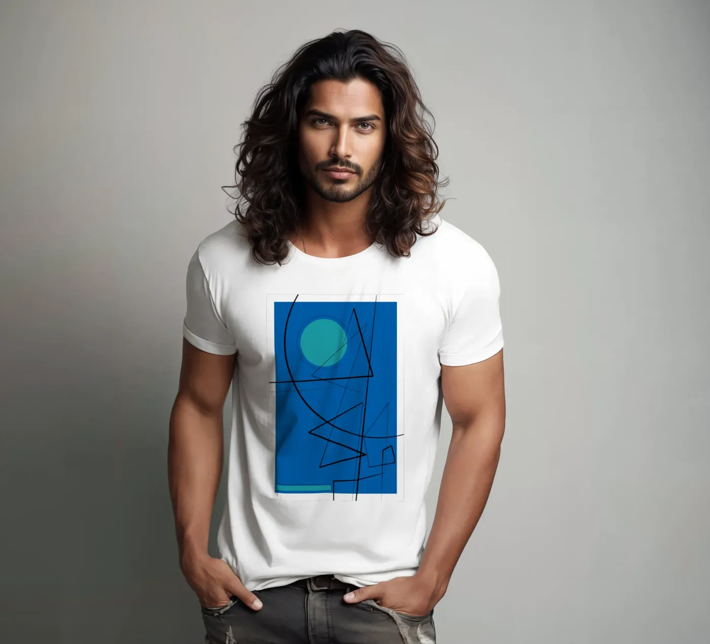 Angular Lines No 19 t-shirt da treechild