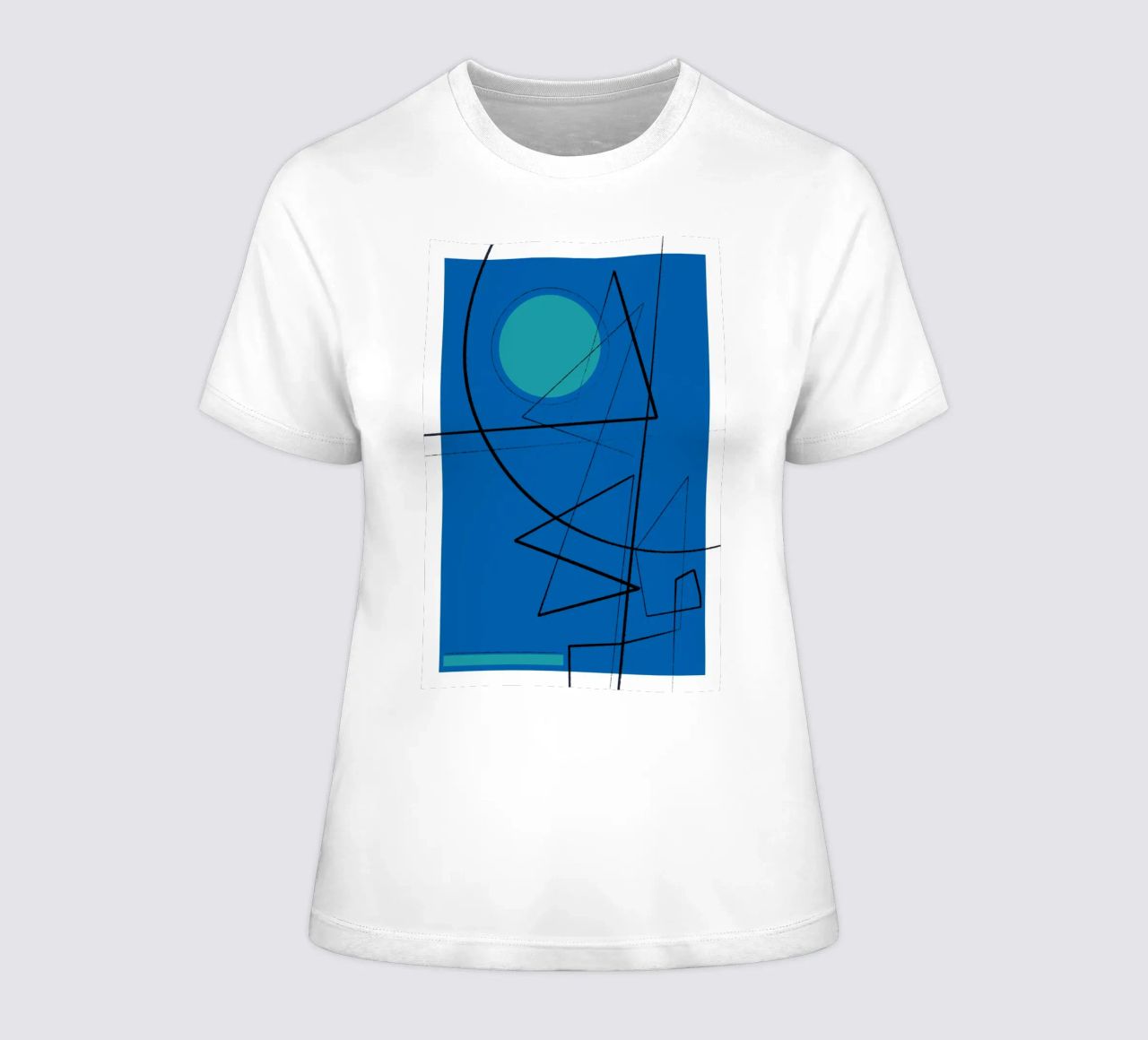 Angular Lines No 19 t-shirt da donna da treechild