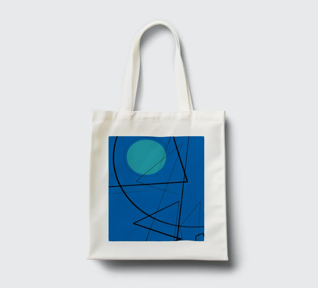 Angular Lines No 19 borsa in juta da treechild