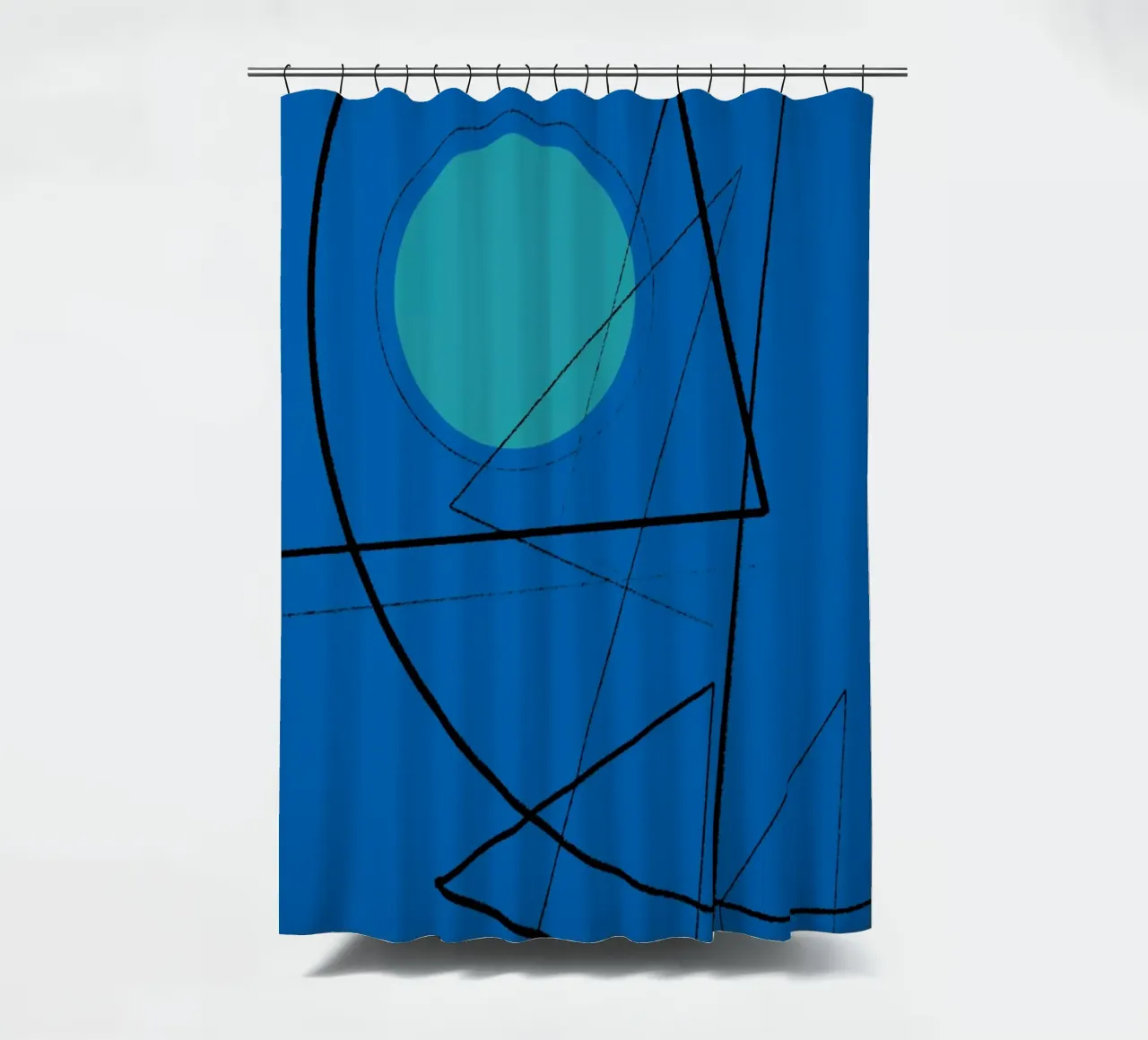 Angular Lines No 19 Duschvorhang von treechild