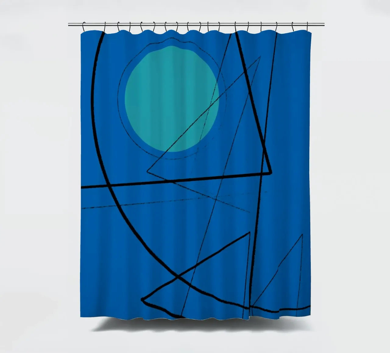 Angular Lines No 19 Duschvorhang von treechild