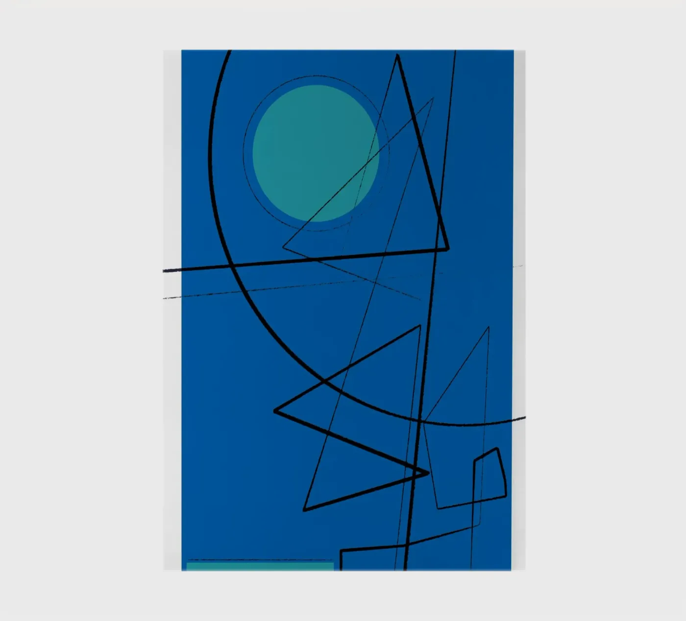Angular Lines No 19 notebook by treechild