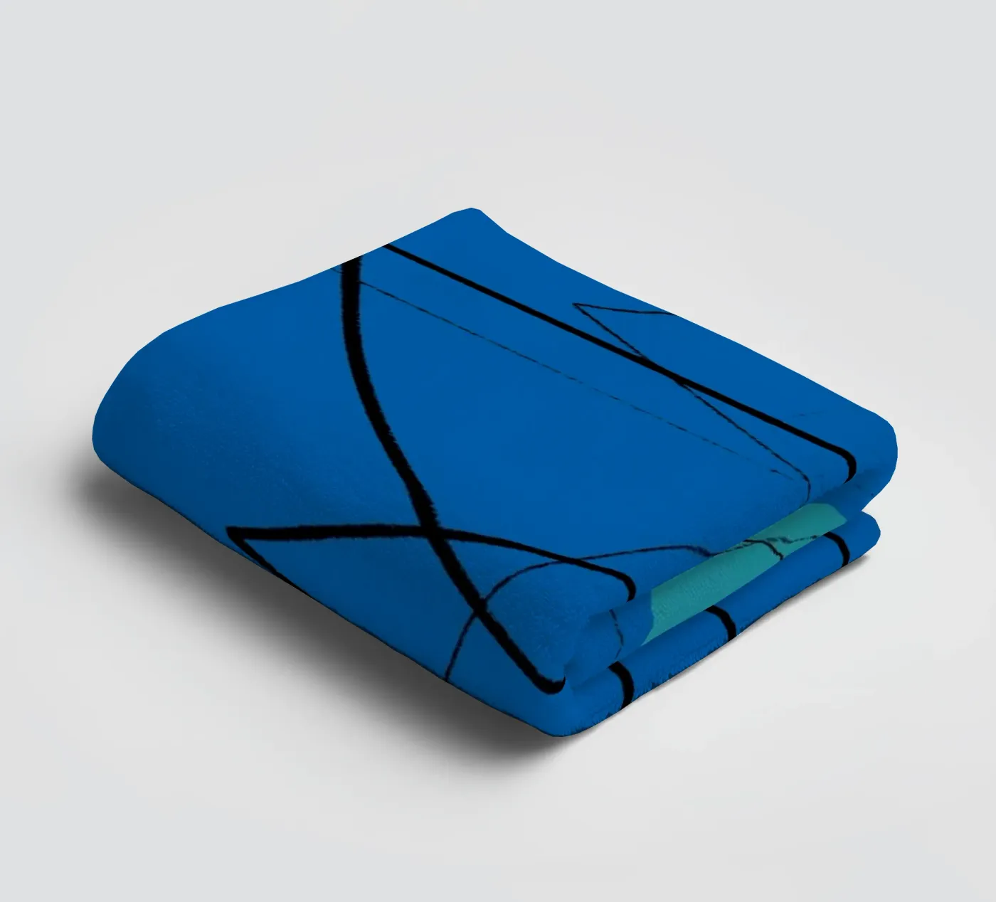 Angular Lines No 19 badhanddoek van treechild