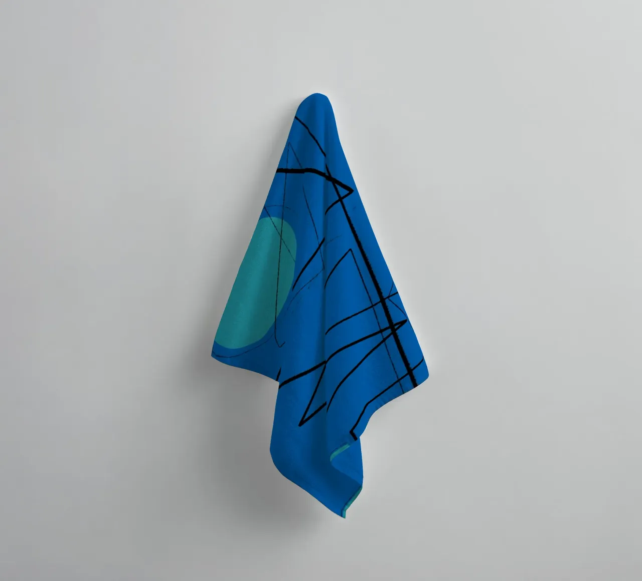 Angular Lines No 19 Handtuch von treechild