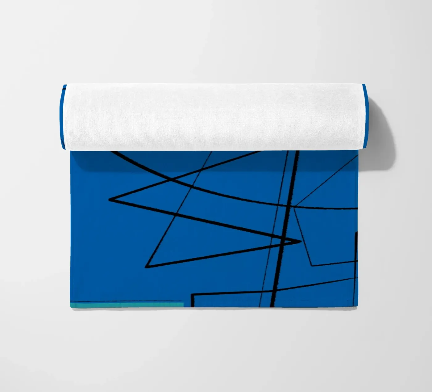 Angular Lines No 19 beach towel by treechild