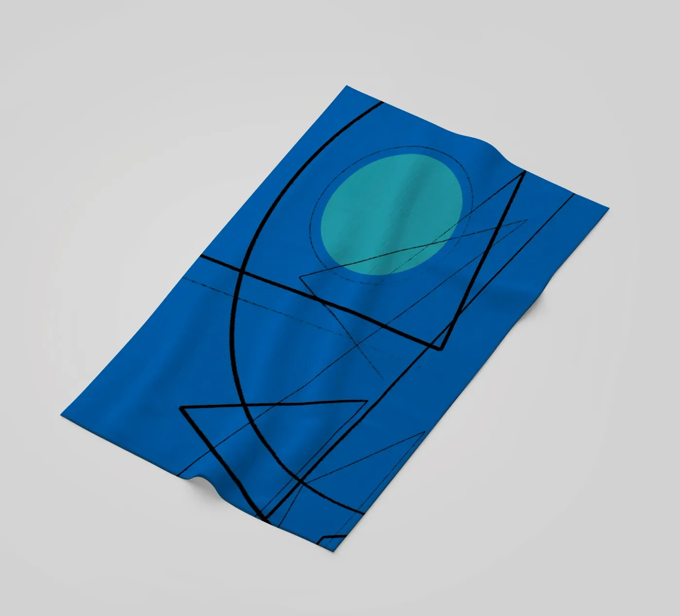 Angular Lines No 19 beach towel by treechild