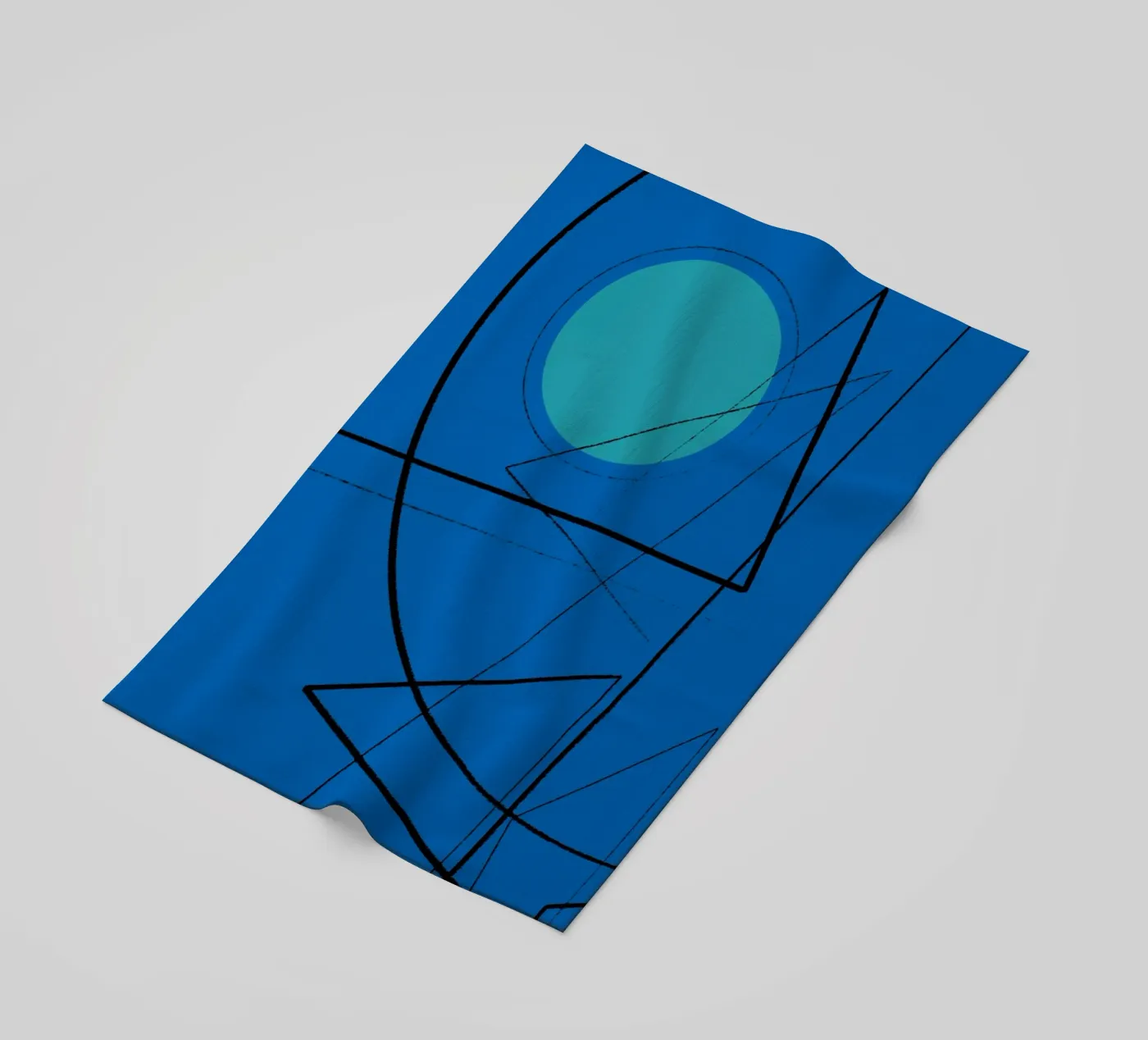Angular Lines No 19 Strandtuch von treechild