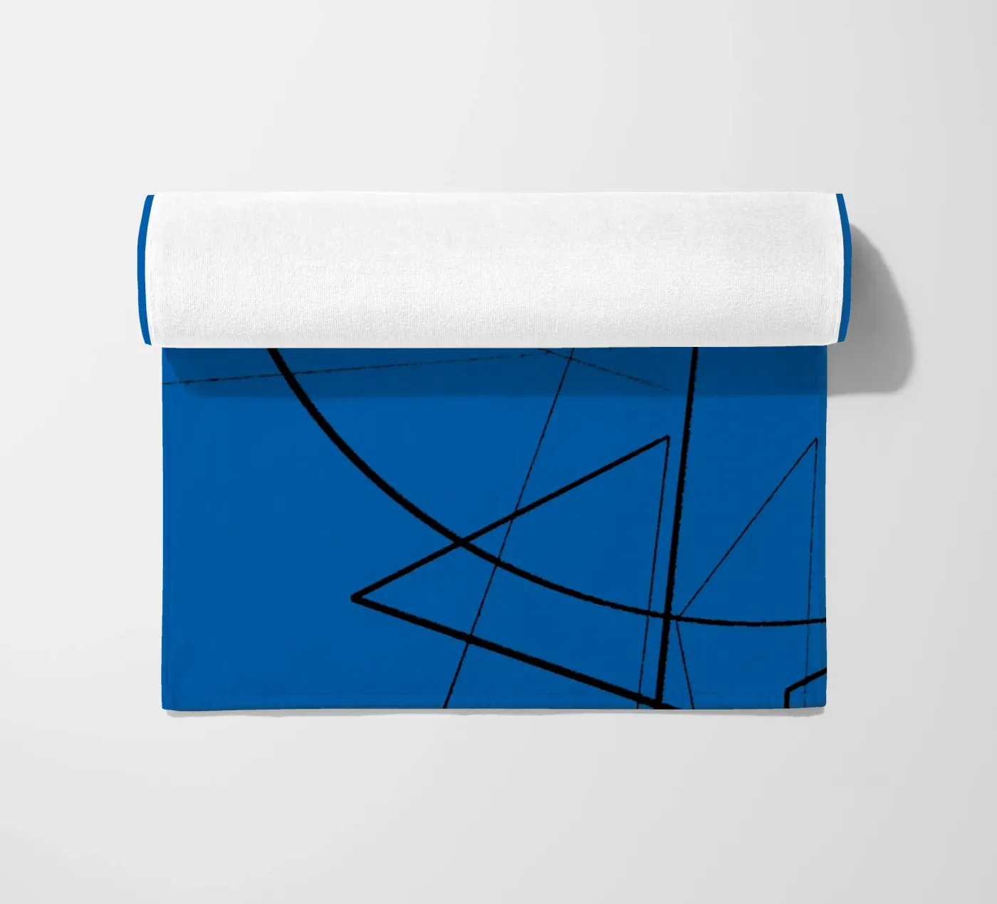 Angular Lines No 19 beach towel by treechild