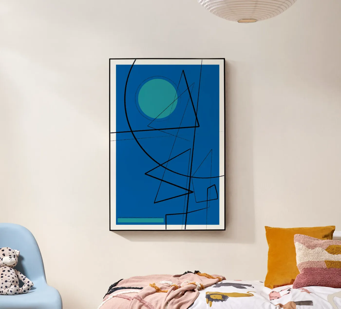 Angular Lines No 19 acryl van treechild