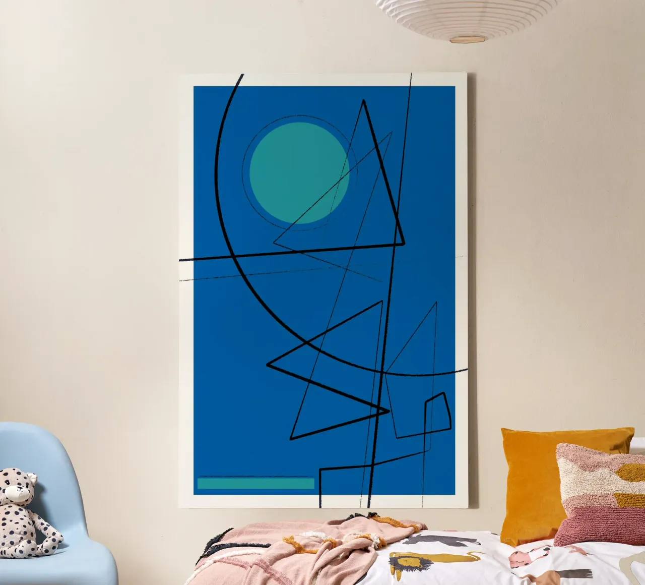 Angular Lines No 19 canvas van treechild