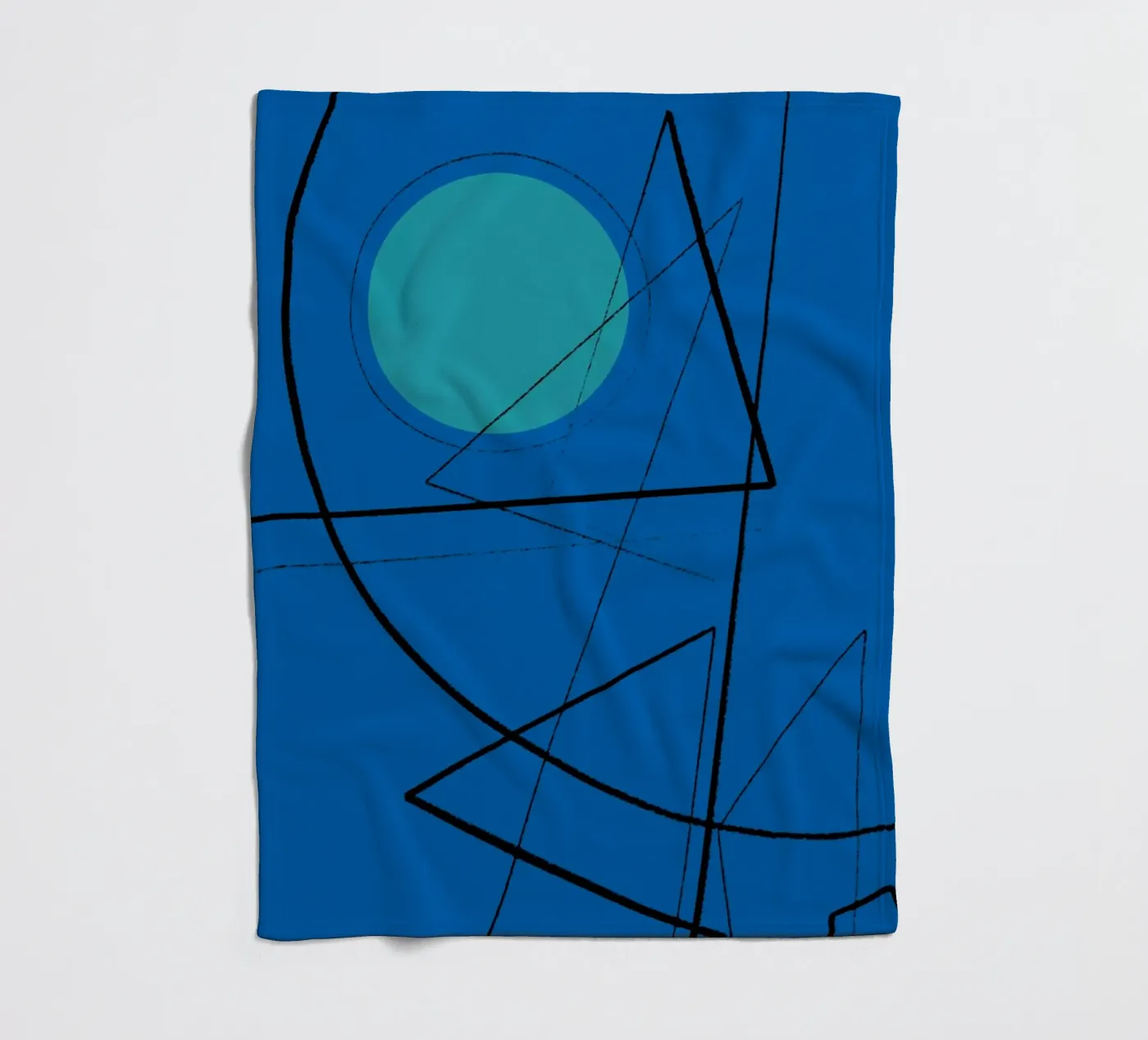 Angular Lines No 19 fleece blanket by treechild