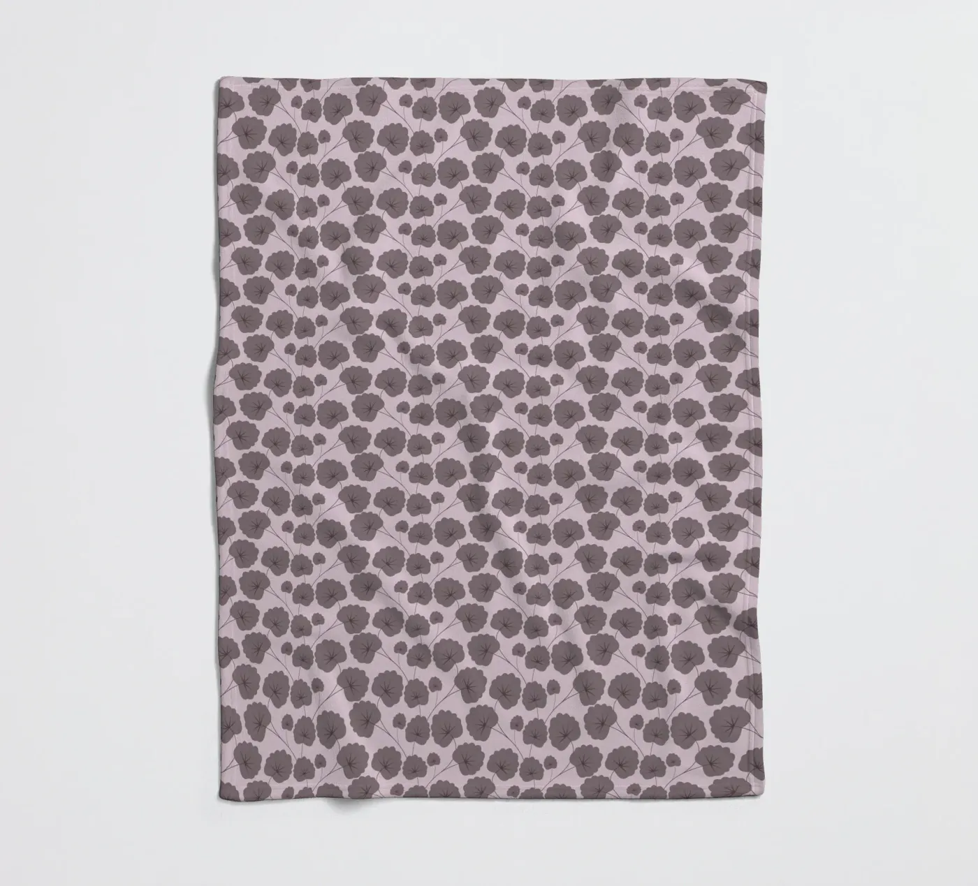 Cherry Blossom Pattern #3 fleecedeken van kathrinmay