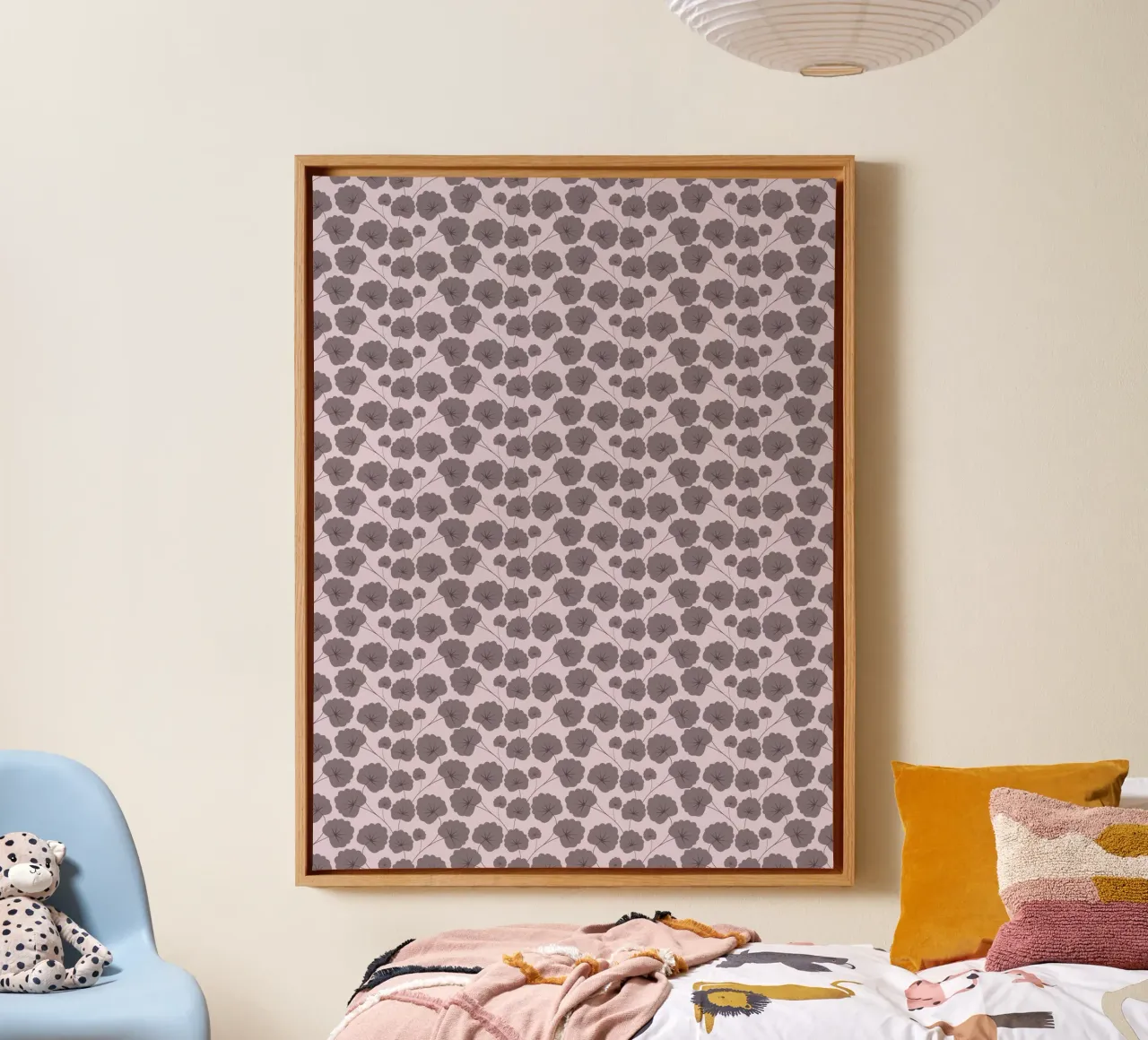 Cherry Blossom Pattern #3 tela con Cornice a cassetta da kathrinmay