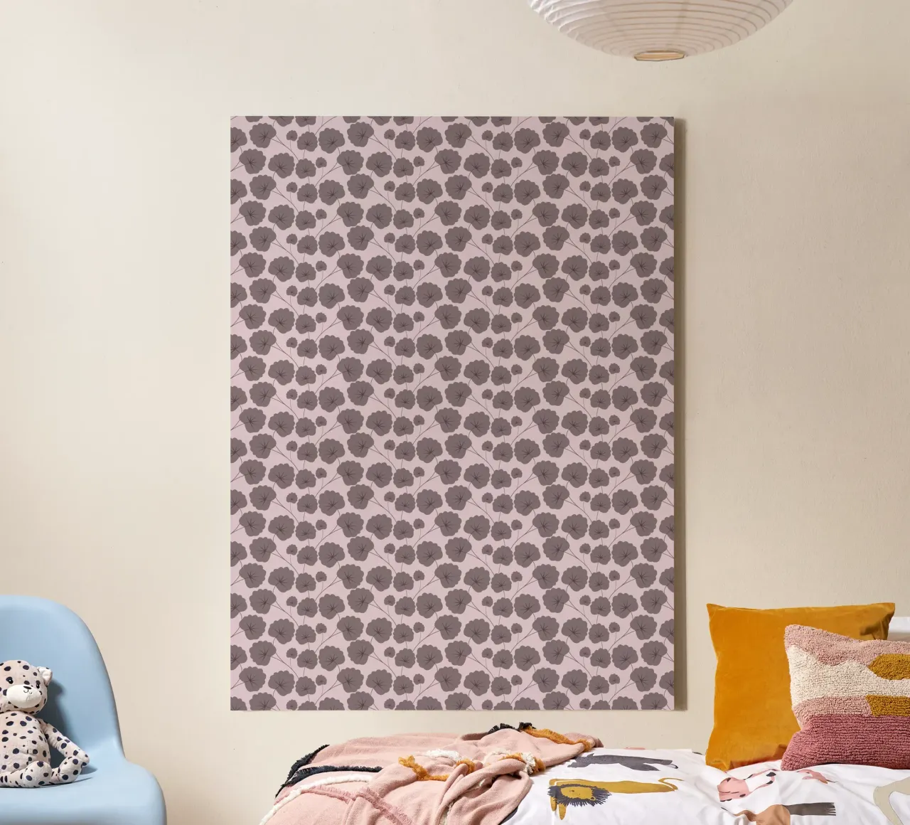 Cherry Blossom Pattern #3 tela con Cornice a cassetta da kathrinmay