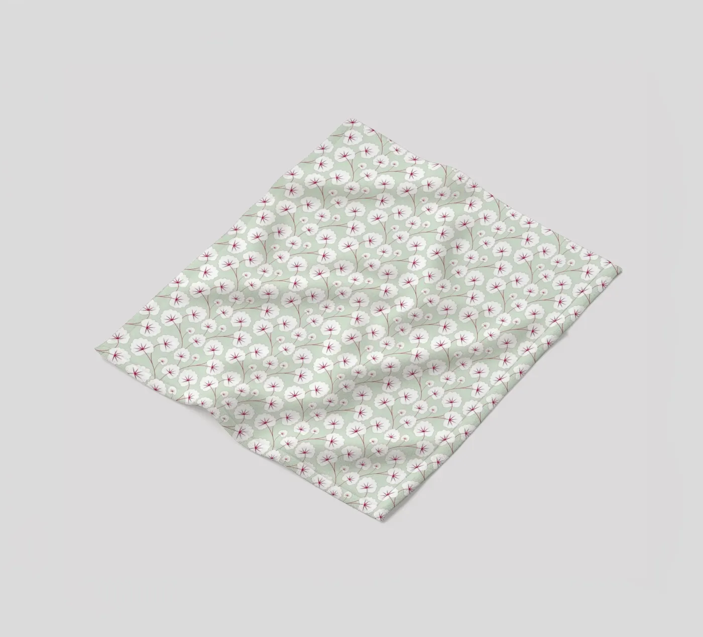 Cherry Blossom Pattern #4 fleecedeken van kathrinmay