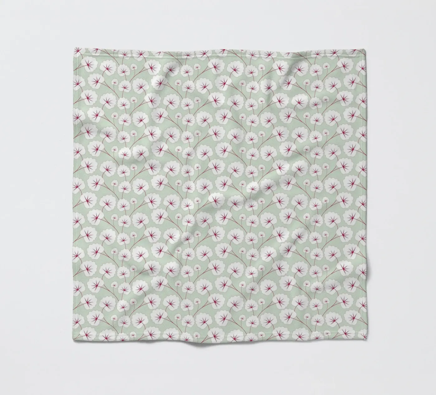 Cherry Blossom Pattern #4 fleecedeken van kathrinmay