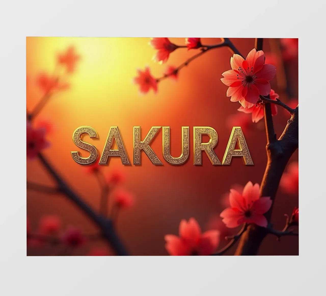 SAKURA - Il fiore di ciliegio pellicola backlit da CASTILO