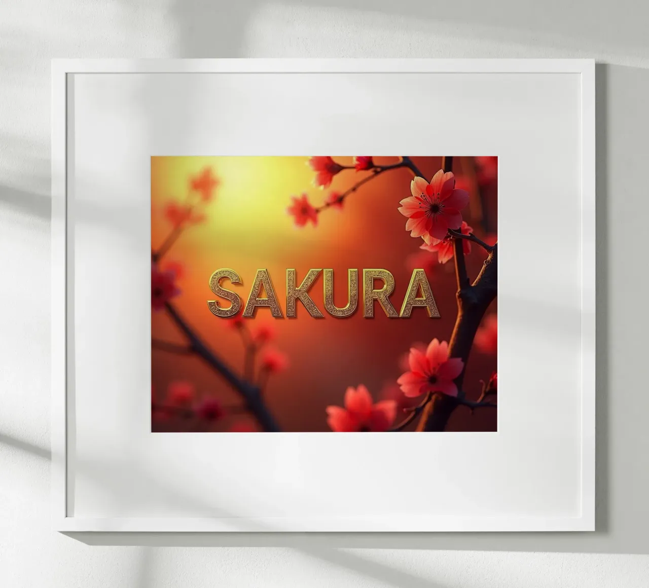 SAKURA - Il fiore di ciliegio poster da CASTILO