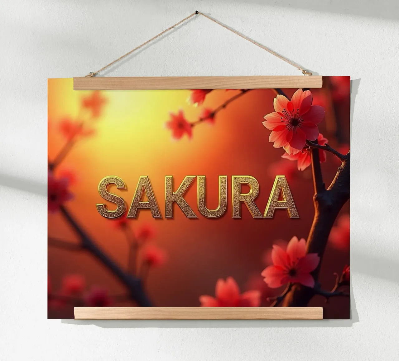 SAKURA - Il fiore di ciliegio poster da CASTILO
