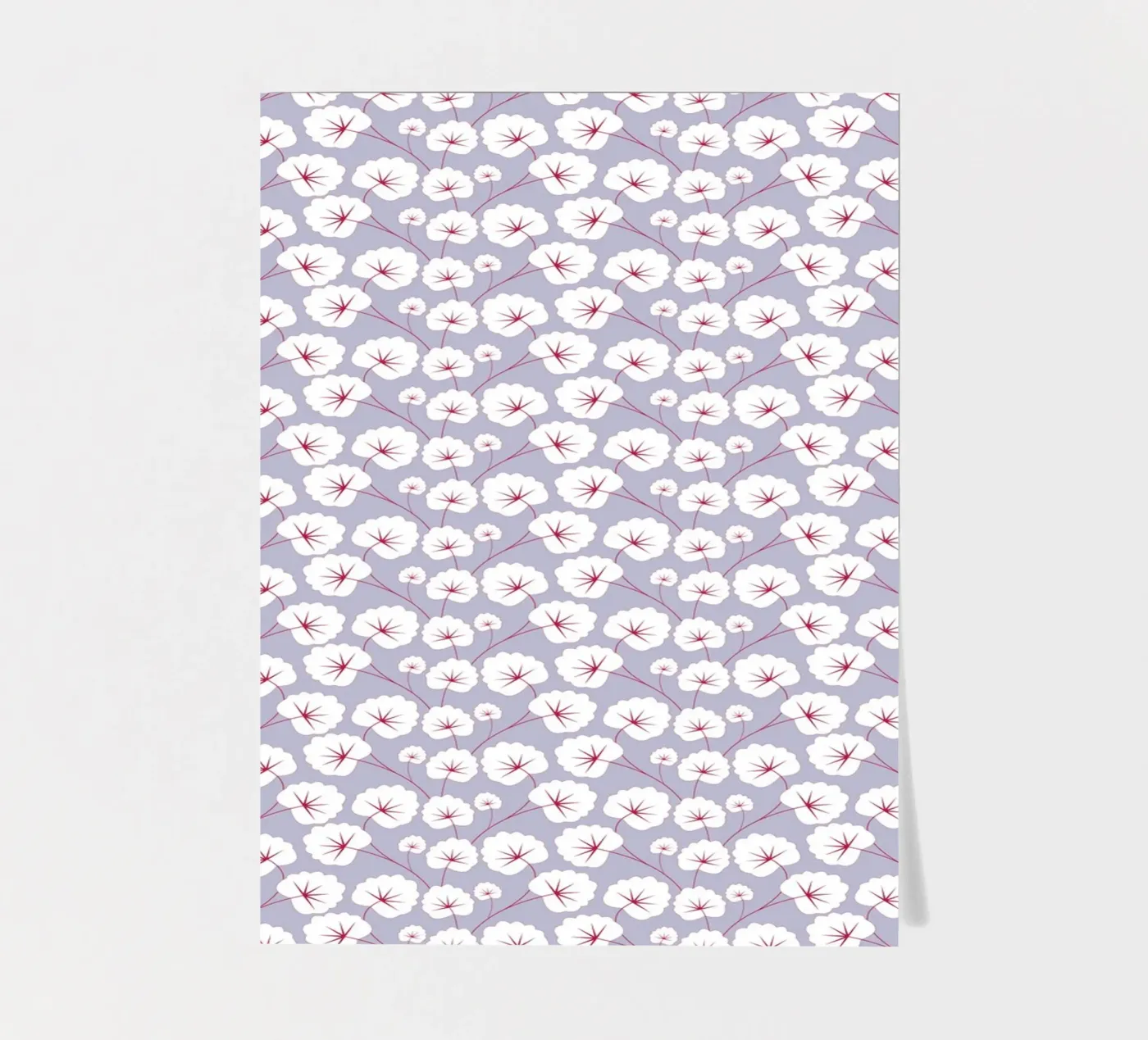 Cherry Blossom Pattern #5 sticker sheet by kathrinmay