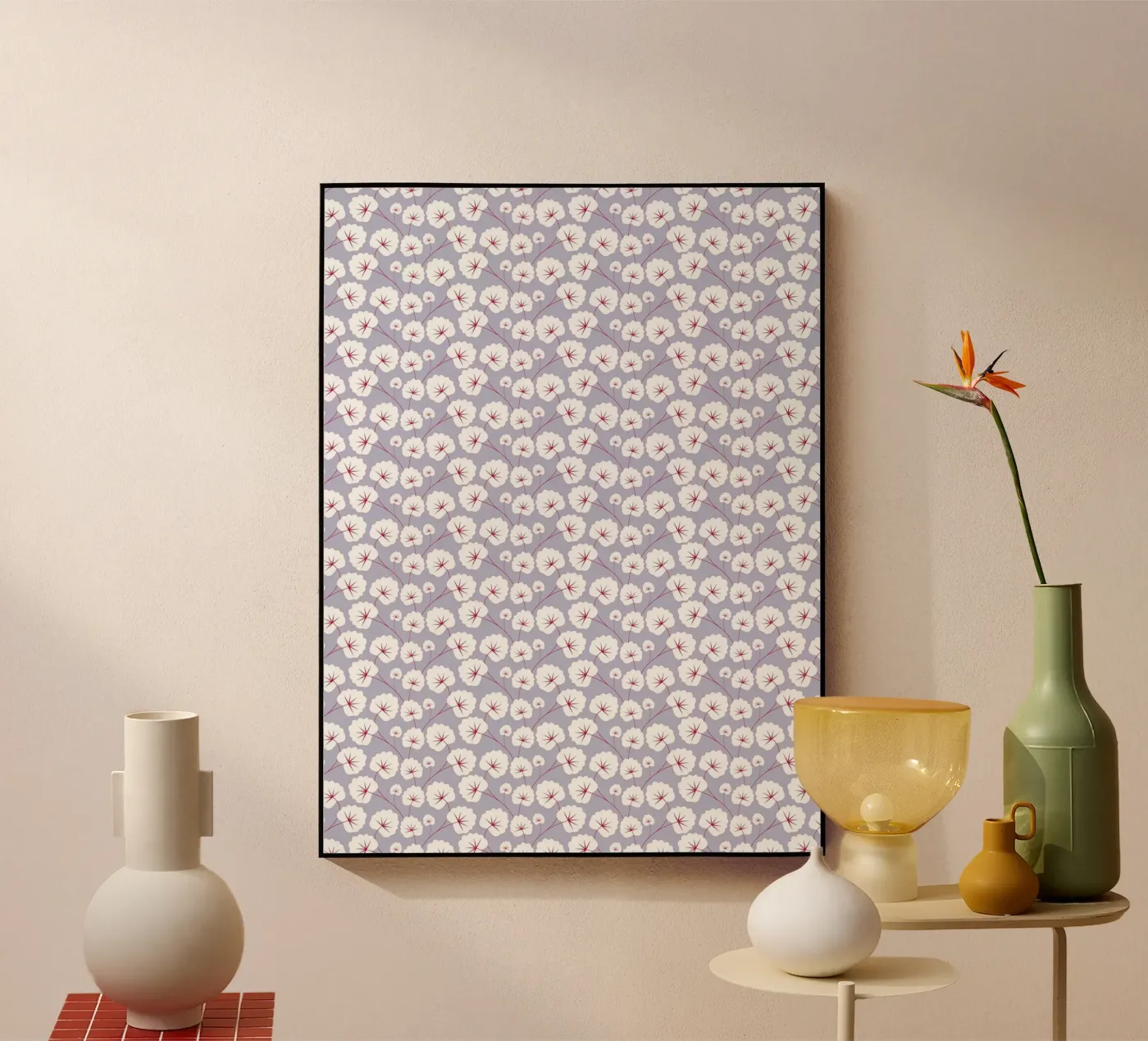 Cherry Blossom Pattern #5 plexiglas de kathrinmay