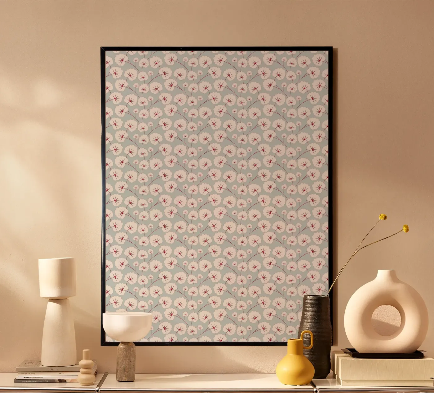 Cherry Blossom Pattern #6 poster da kathrinmay