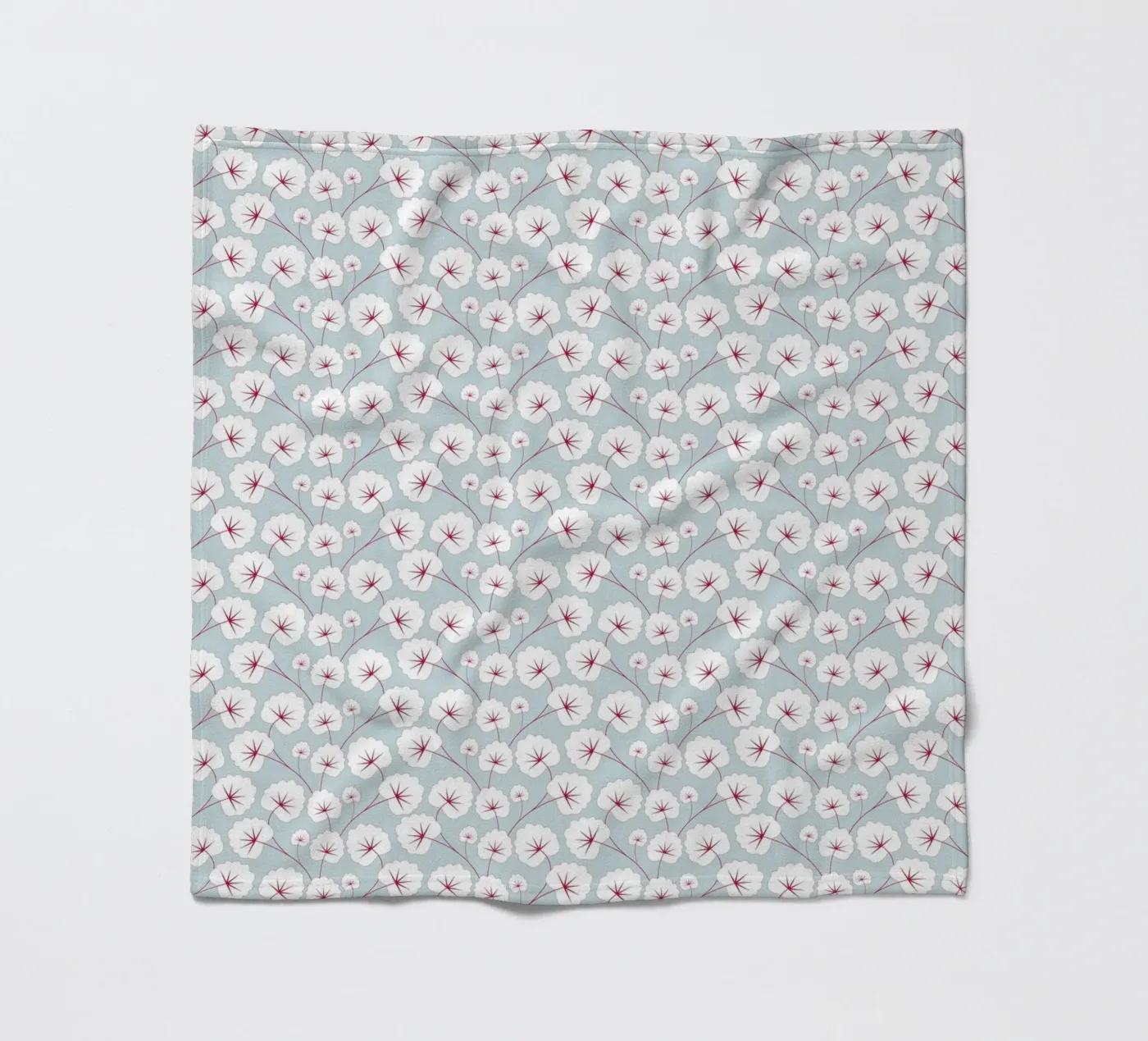 Cherry Blossom Pattern #6 Fleecedecke von kathrinmay