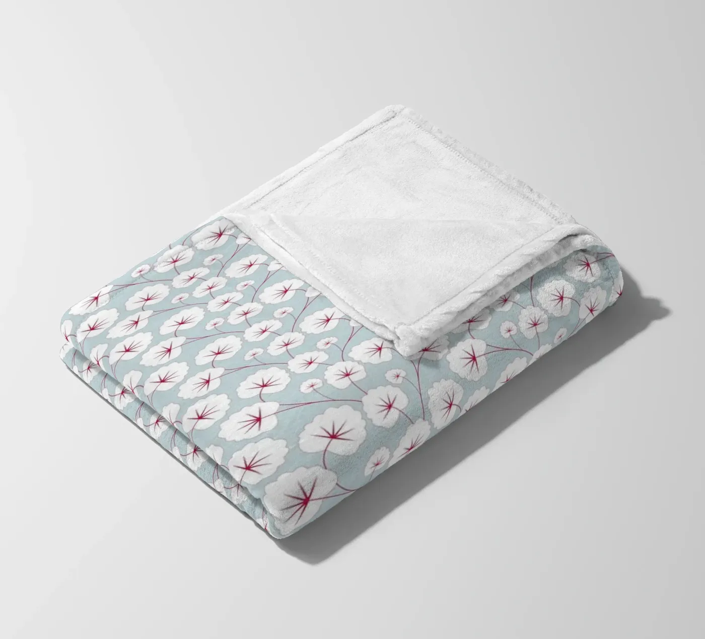 Cherry Blossom Pattern #6 Fleecedecke von kathrinmay