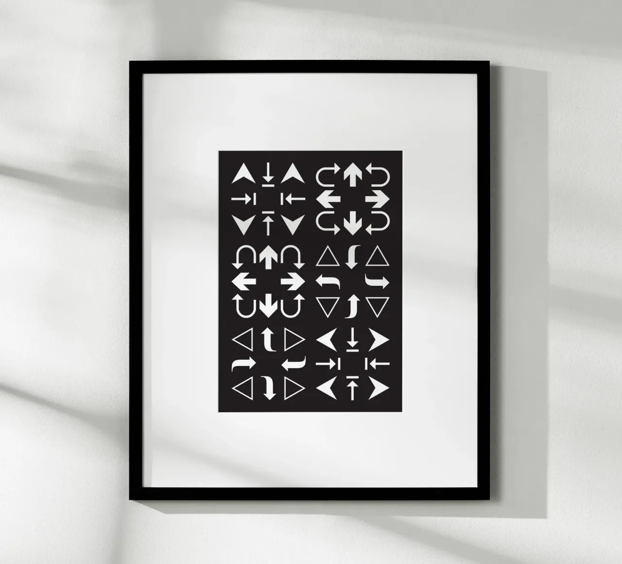 Arrows #2 poster con telaio in alluminio da kathrinmay