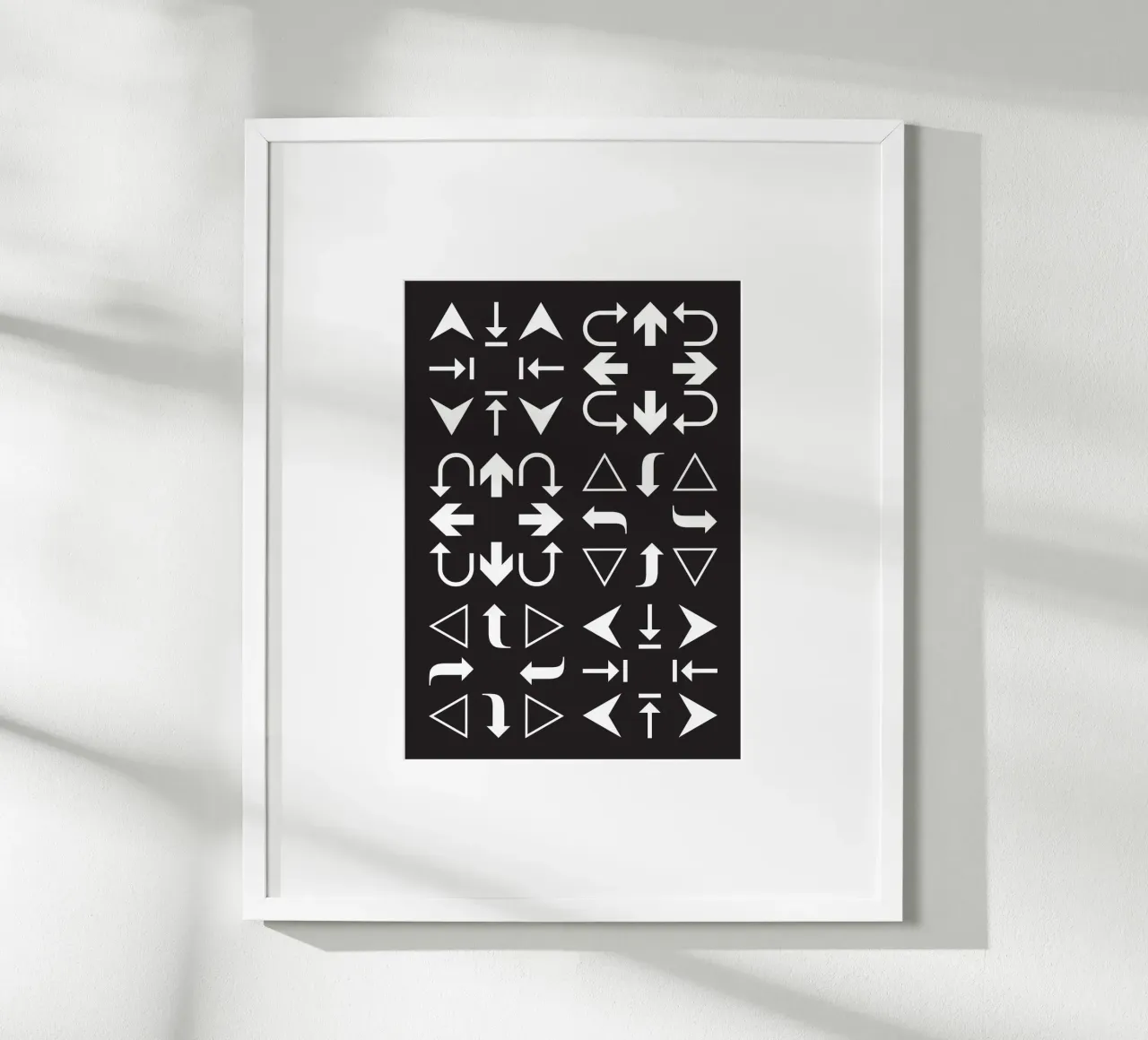 Arrows #2 poster con telaio in alluminio da kathrinmay