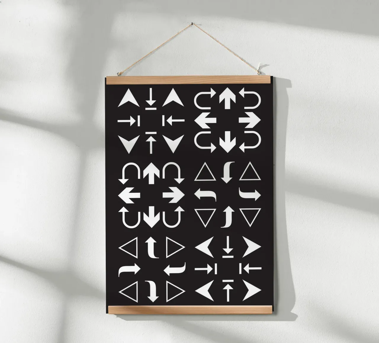 Arrows #2 poster con telaio in alluminio da kathrinmay