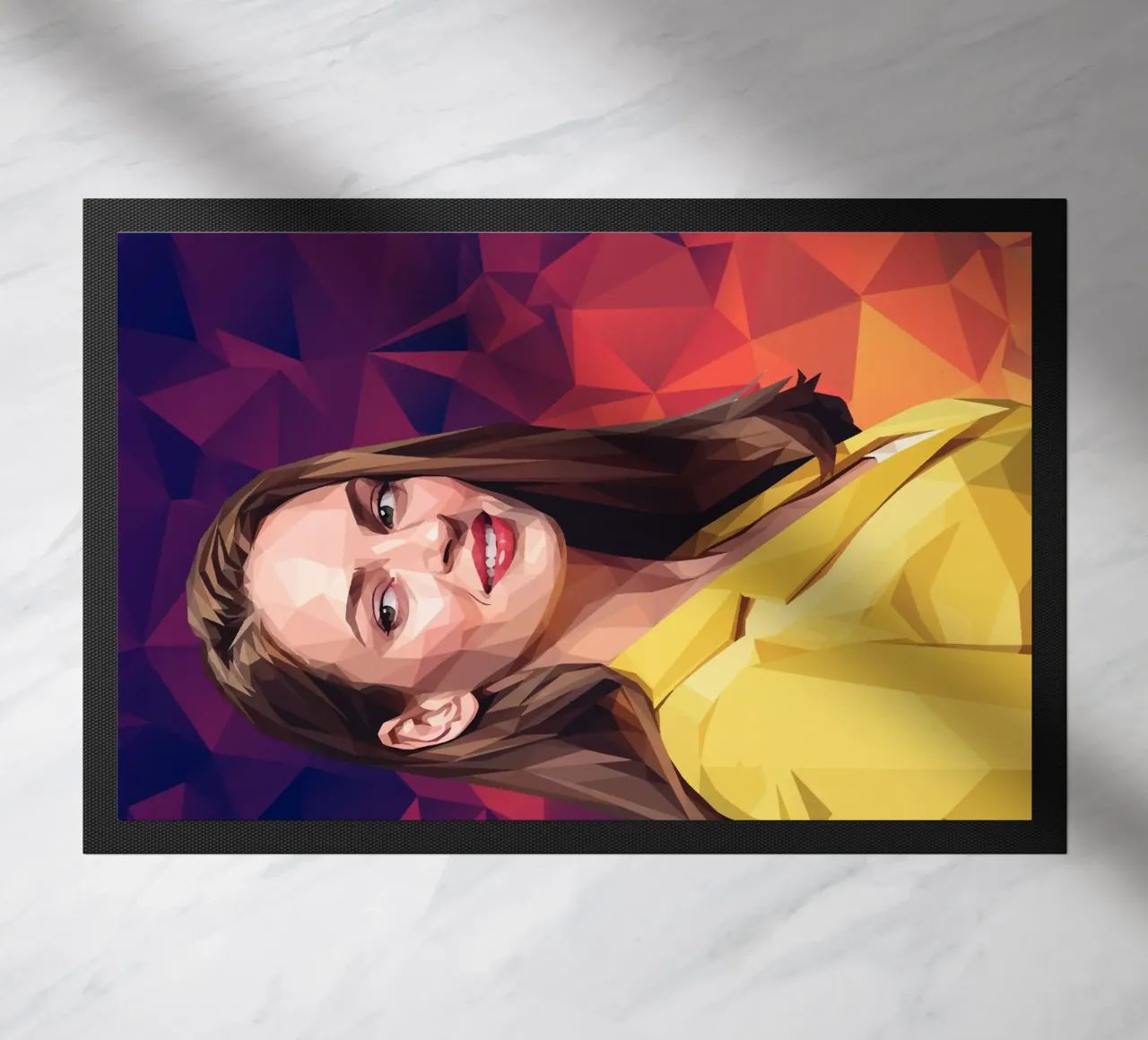 Uma Thurman Low poly zerbino da Low Profile