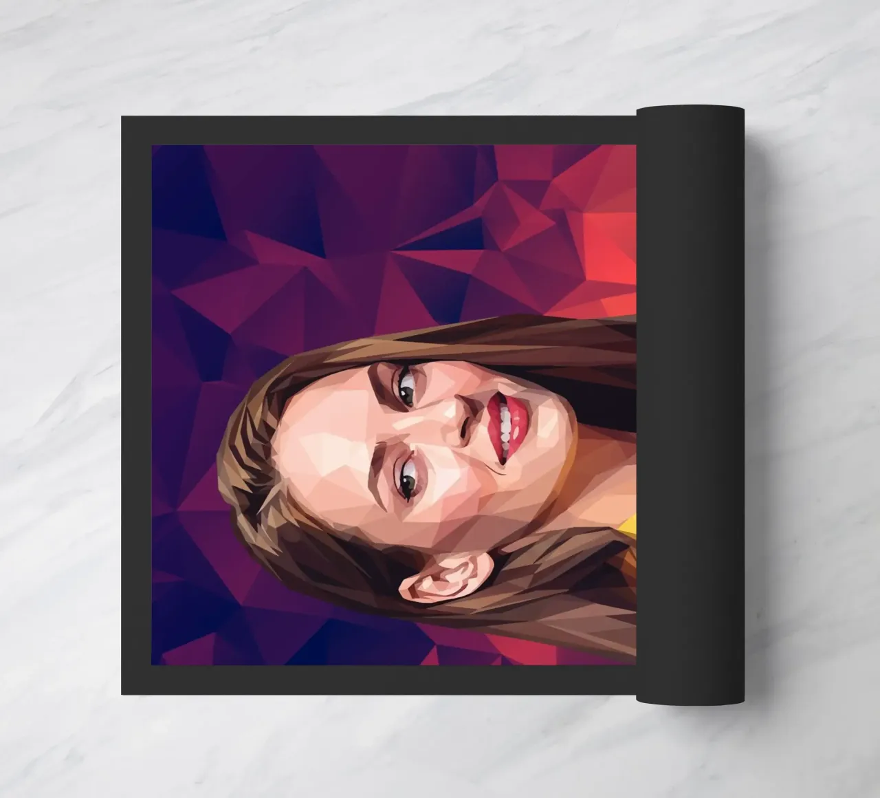 Uma Thurman Low poly zerbino da Low Profile