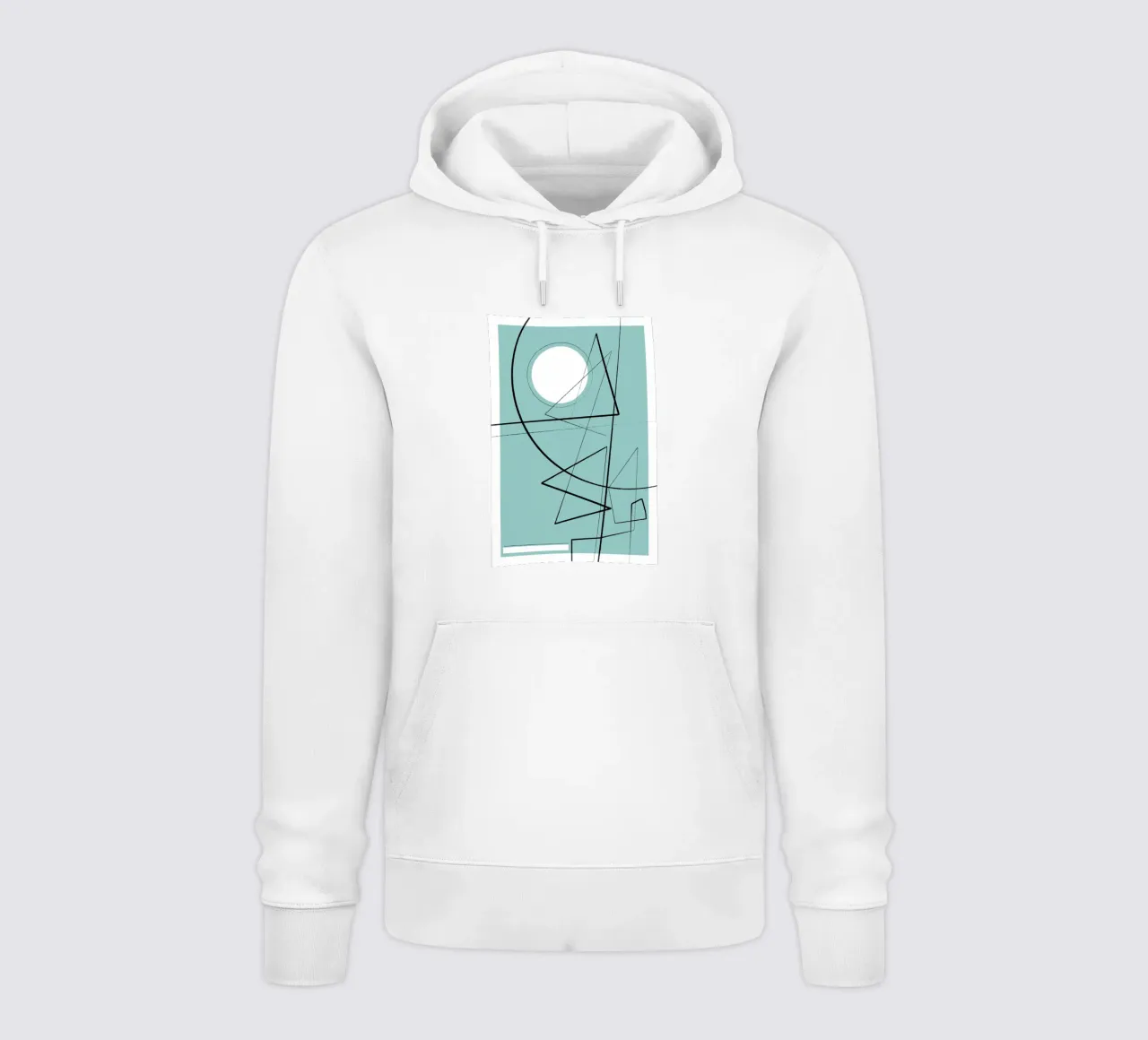 Angular Lines No 20 felpa con cappuccio da treechild