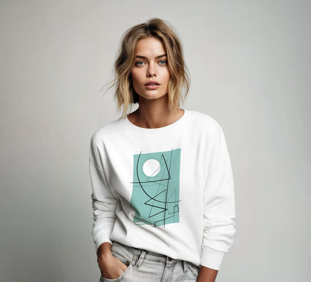 Angular Lines No 20 Sweatshirt von treechild