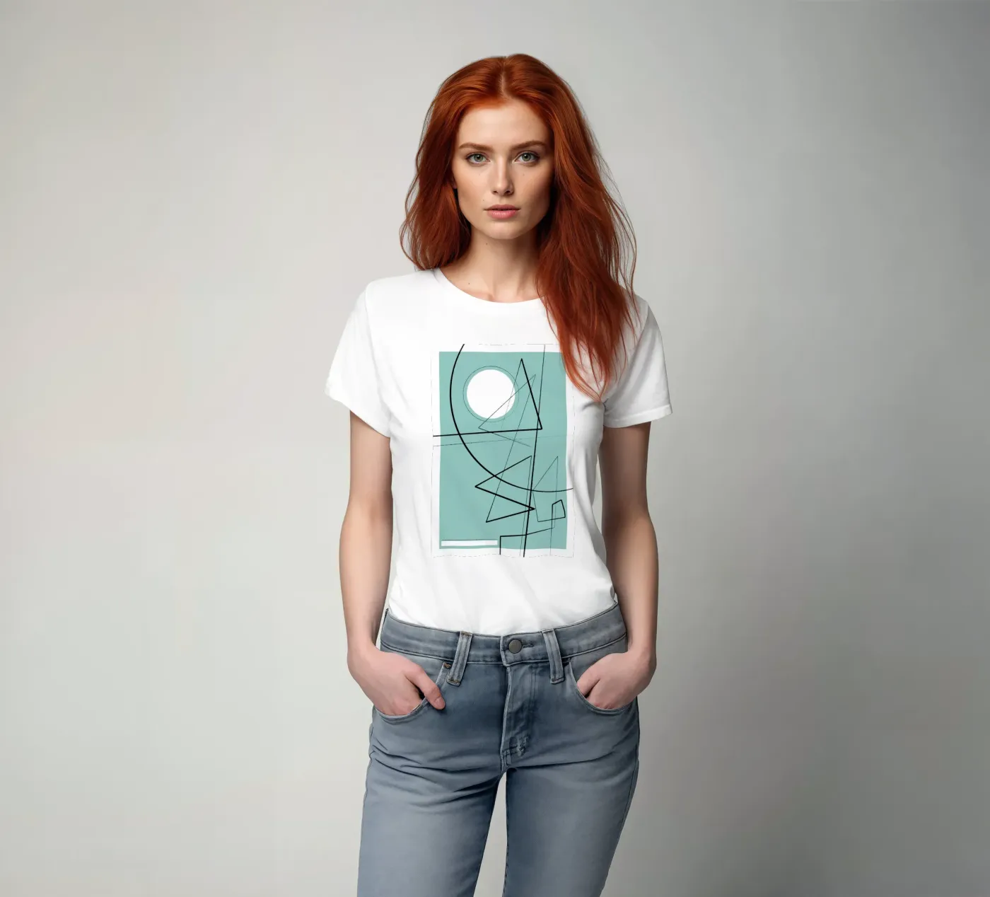Angular Lines No 20 t-shirt da treechild