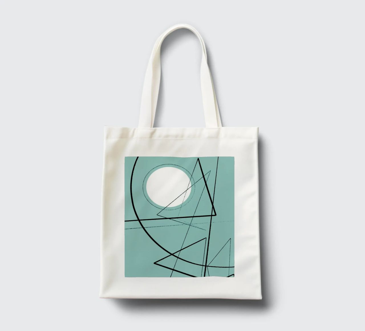 Angular Lines No 20 borsa in juta da treechild